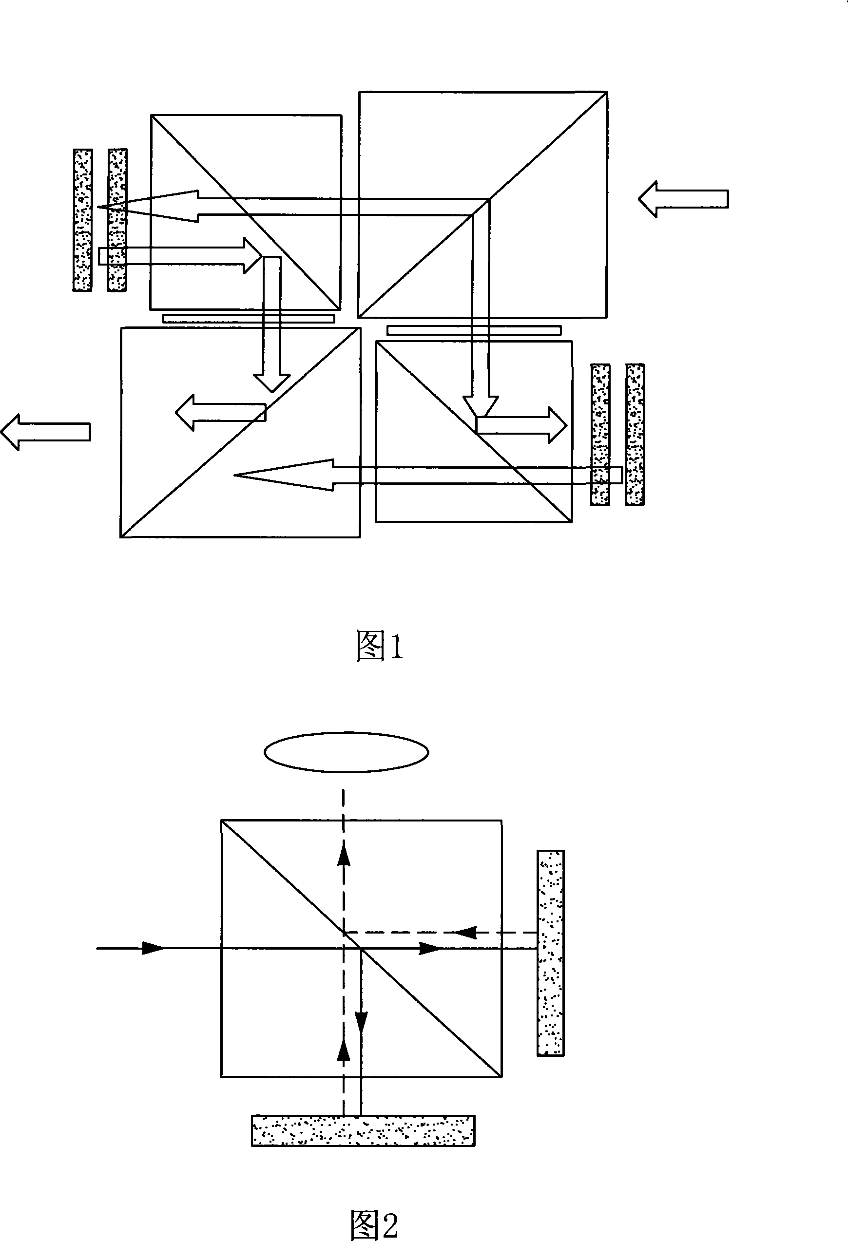 Polarization light splitter and LCOS LCD stereo projection system using the same