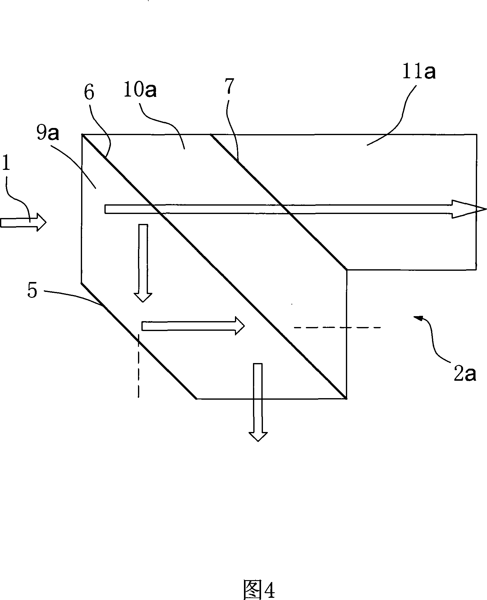 Polarization light splitter and LCOS LCD stereo projection system using the same