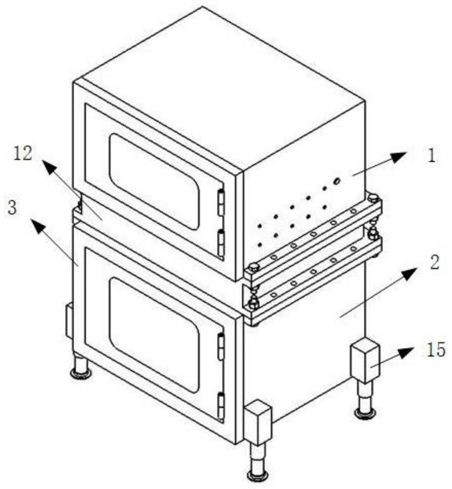 Composite material vibration and noise reduction tester and method based on reverberation plane acoustic wave excitation