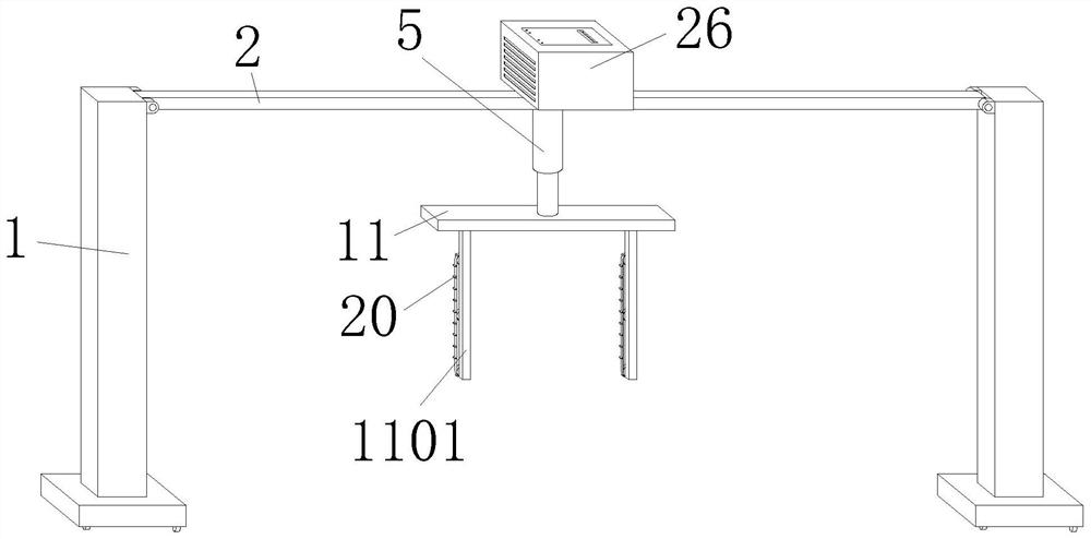 Stirring device for water conservancy and hydropower engineering construction and using method