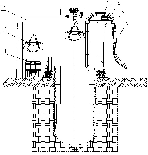 Segment-assembled derrick and its construction method