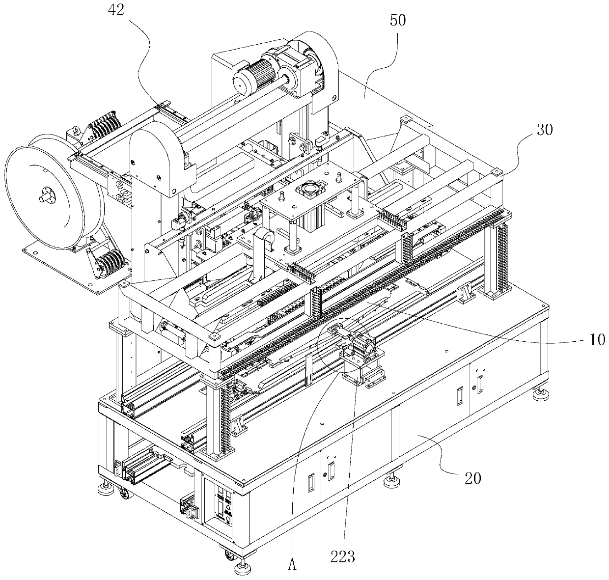 Automatic bundling equipment for power battery module