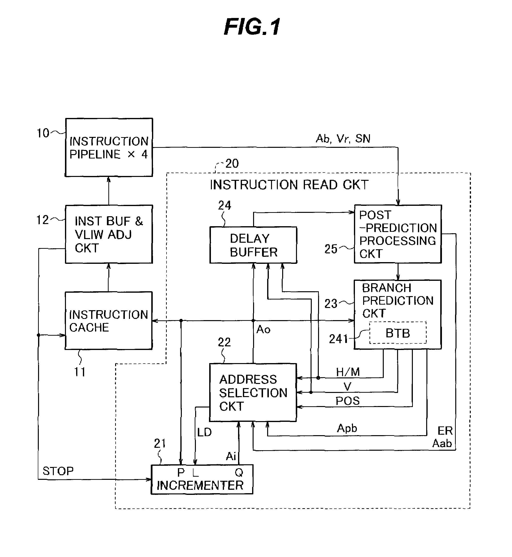 Information processor having delayed branch function with storing delay slot information together with branch history information