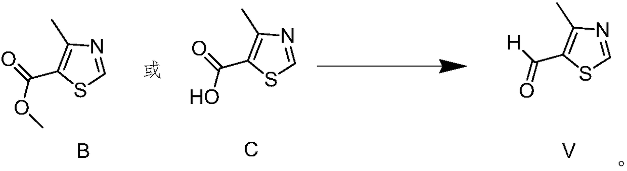 Novel preparation method for 4-methylthiazole-5-carboxaldehyde
