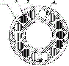 Bearing with inner ring serving as sleeve piece