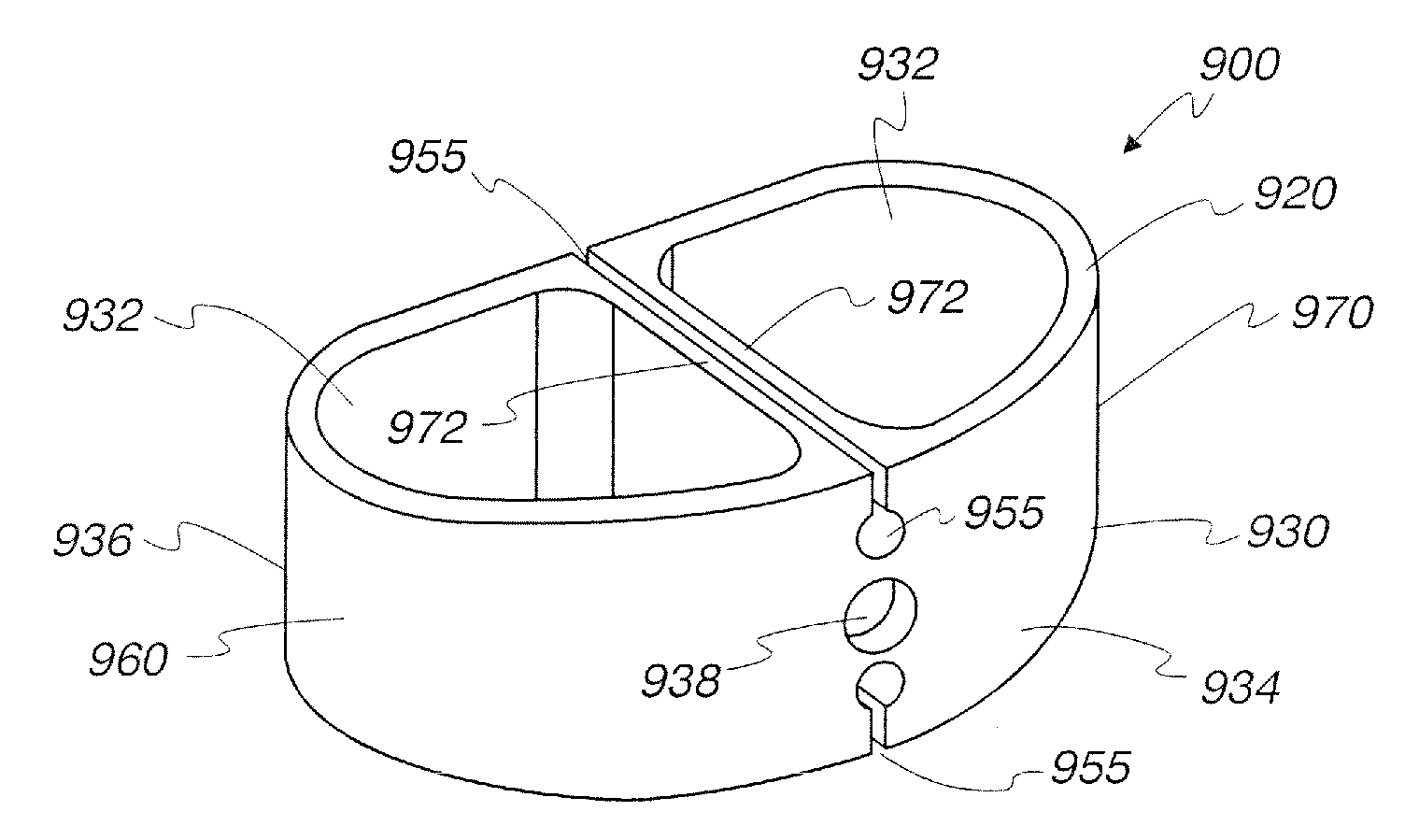 Apparatus and method for stabilizing adjacent bone portions