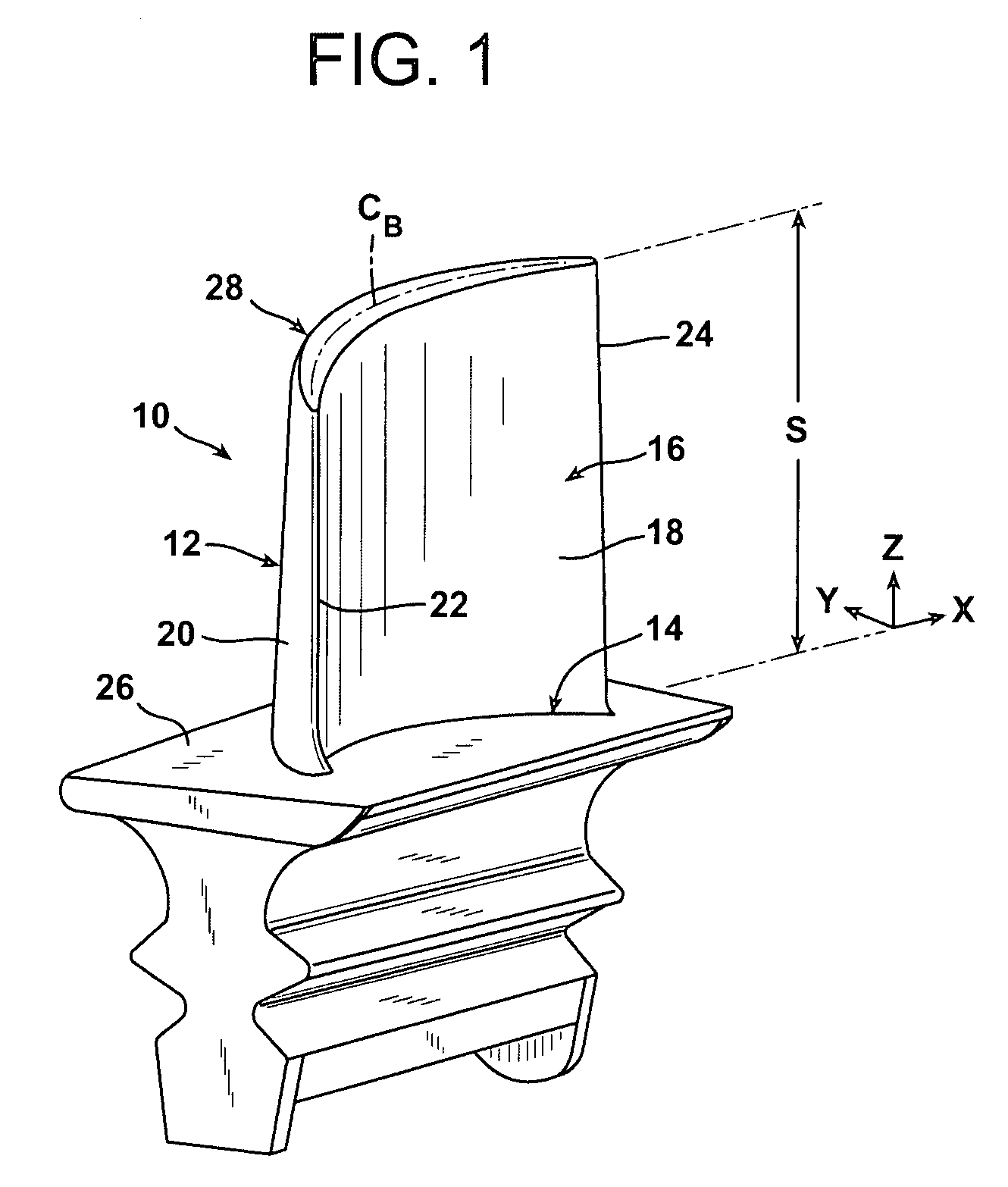 External profile for turbine blade airfoil