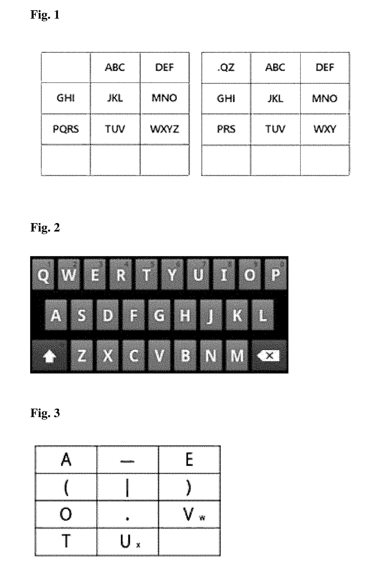 Alphabet input system