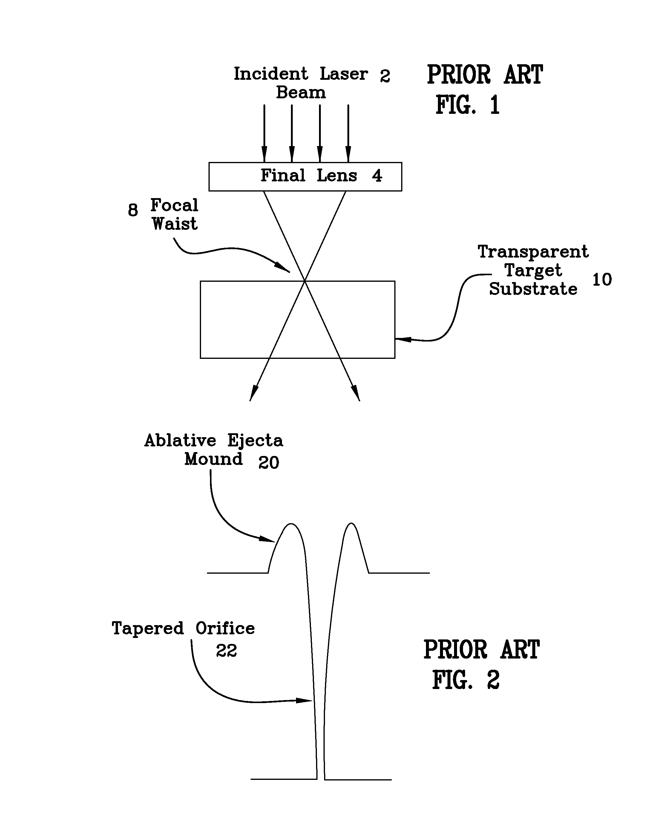 Mass based filtration devices and method of fabrication using bursts of ultrafast laser pulses