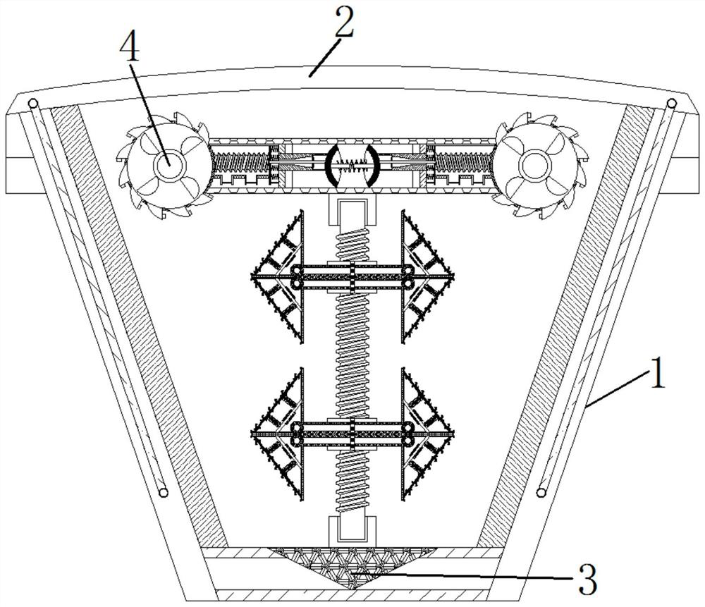 Rail transit sanding device based on wind feeling