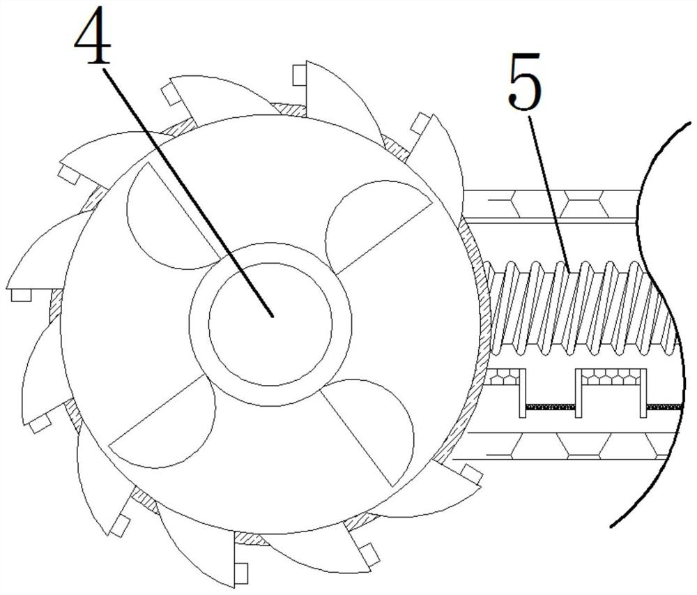 Rail transit sanding device based on wind feeling