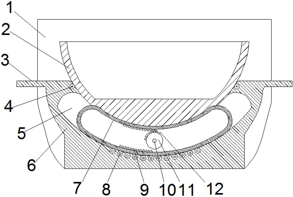 Electric swinging bed for babies