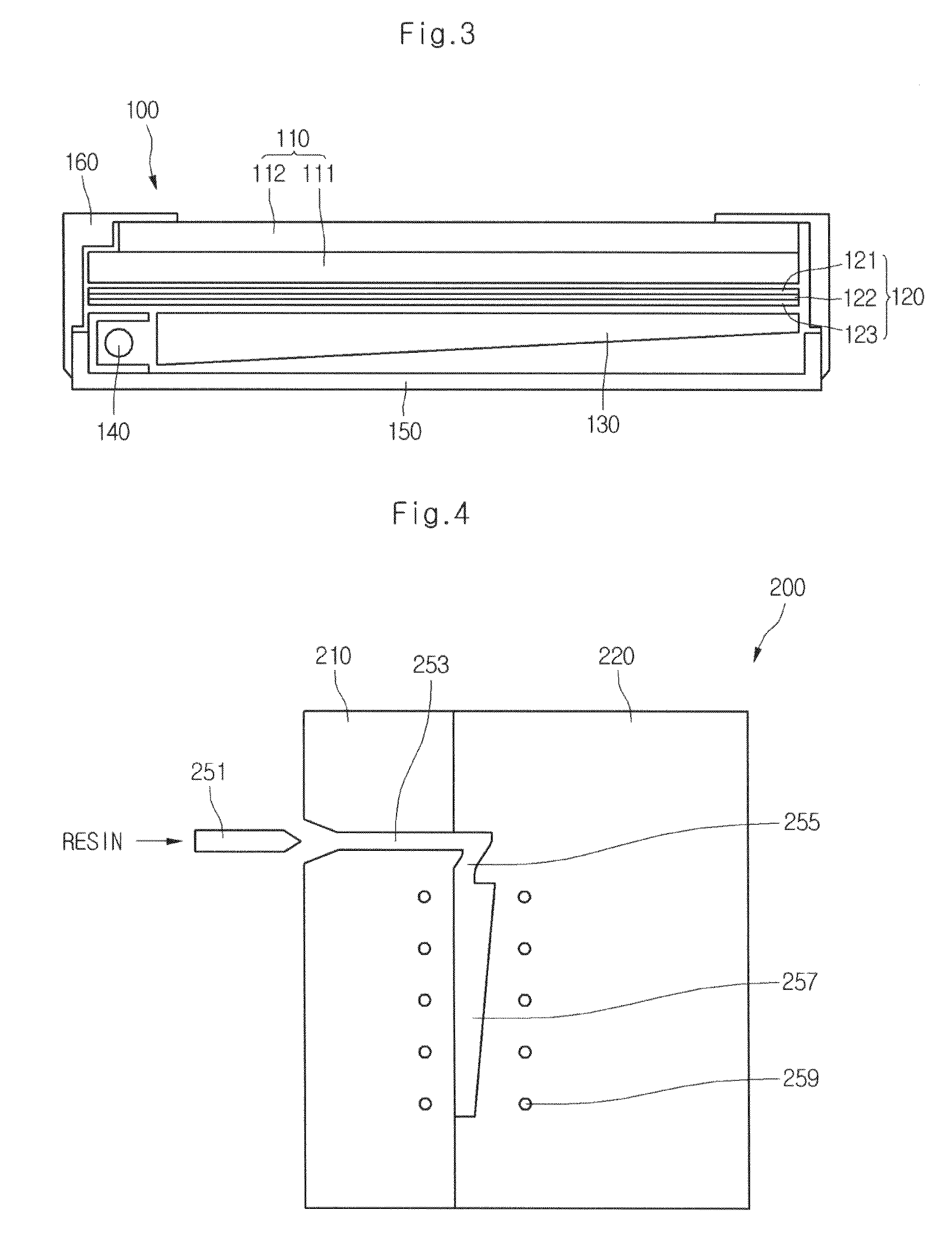 Injection mold, light guide plate fabricated using the same, and LCD device having the light guide plate