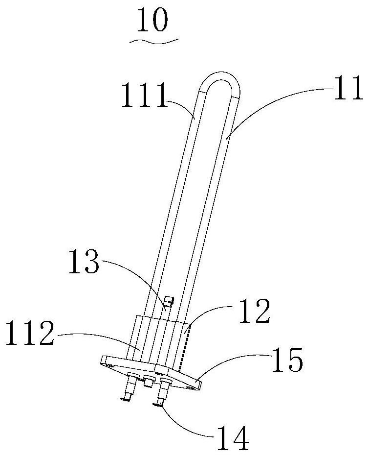 Heating device, electric water heater and control method