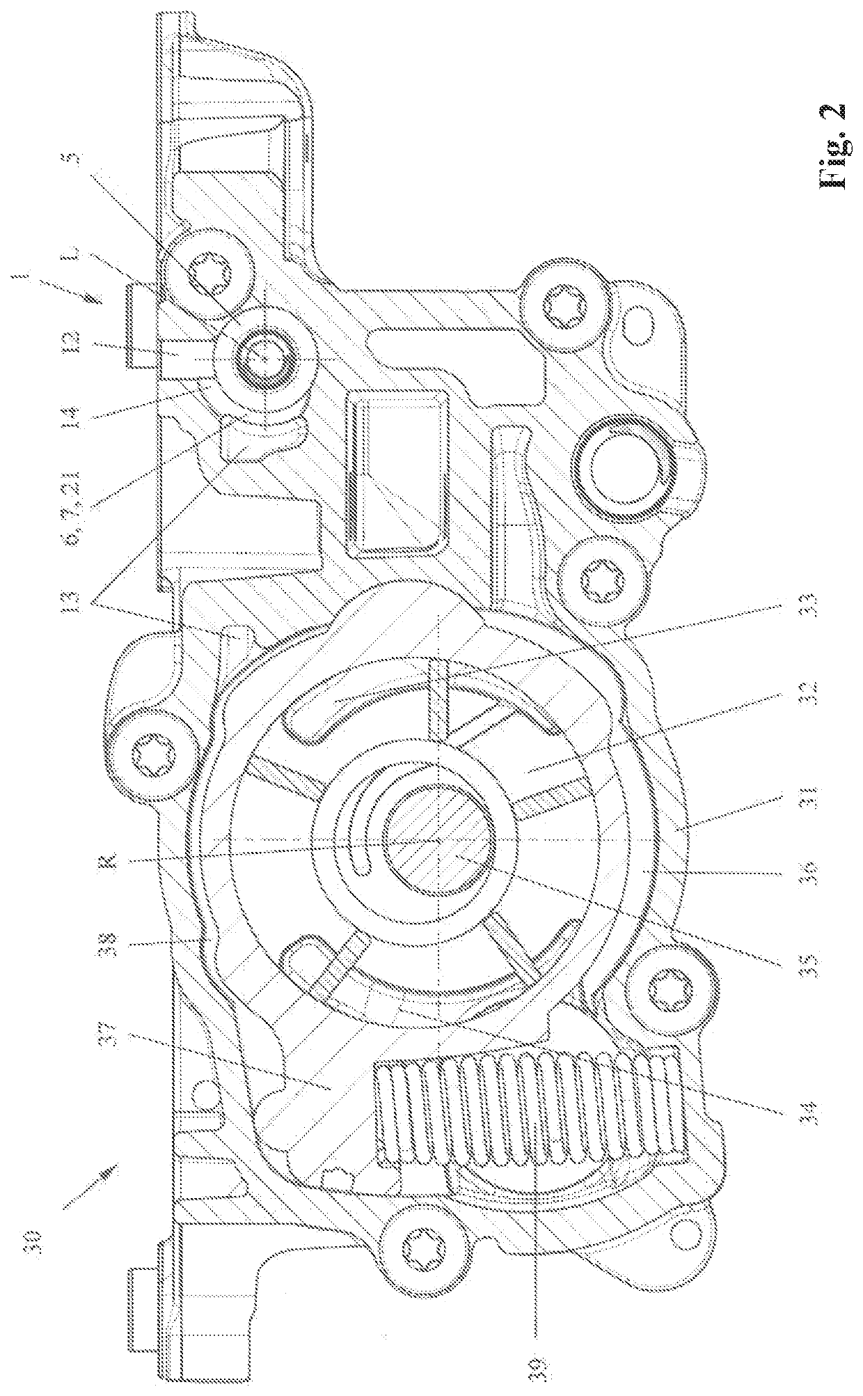 Control valve with optimized cross-section