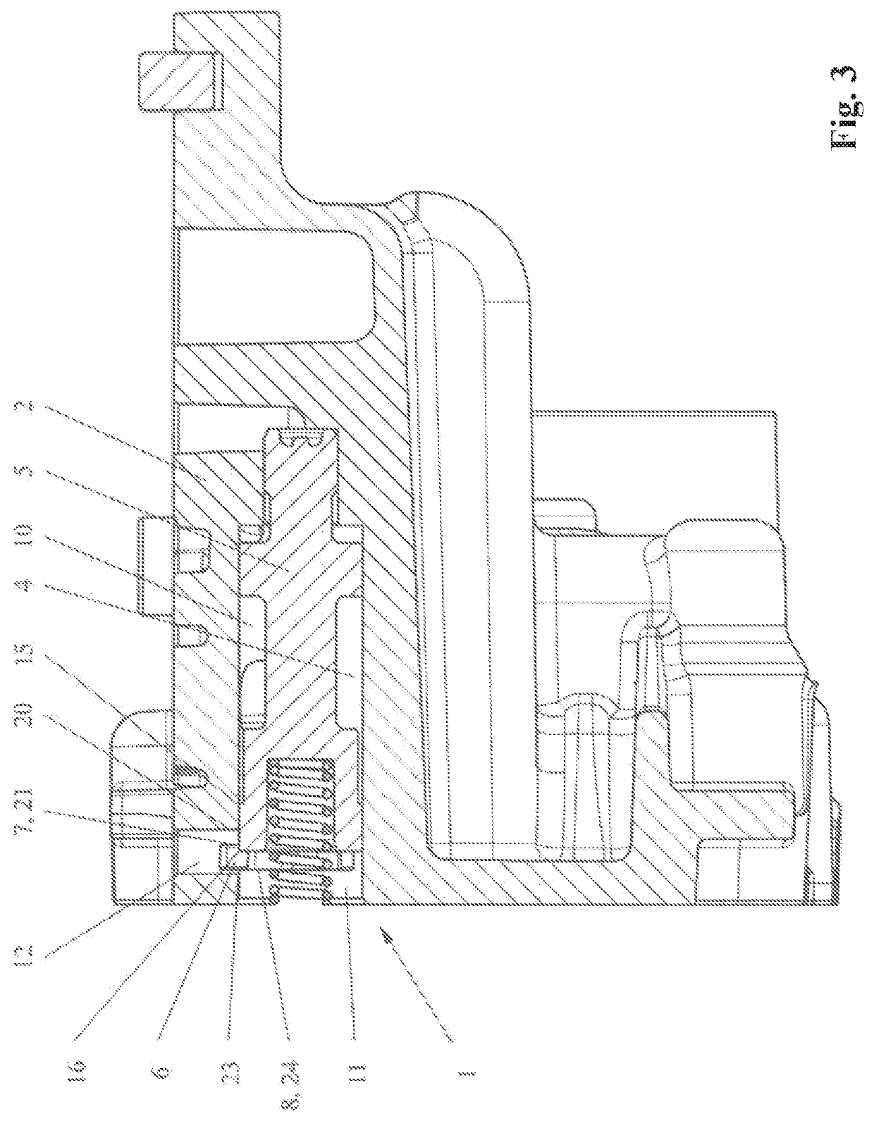 Control valve with optimized cross-section