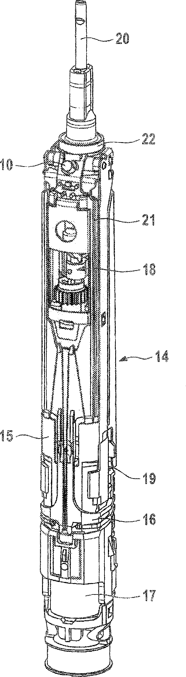Electric toothbrush and method of manufacturing an electric toothbrush