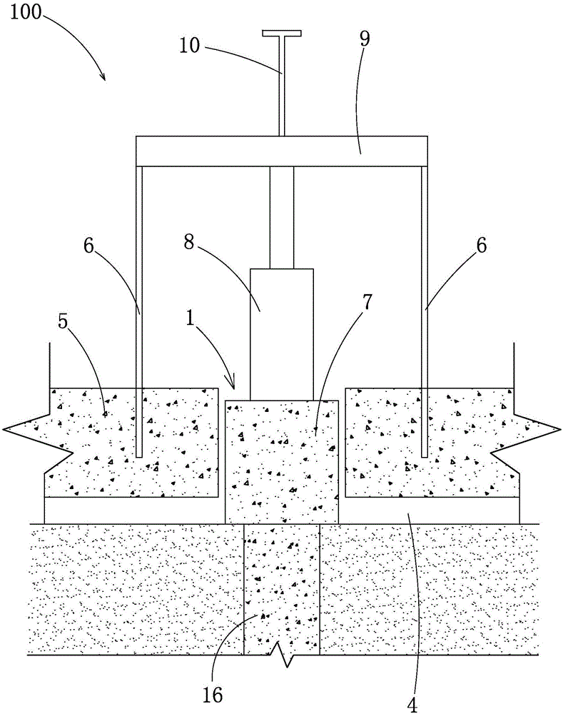 Method for lifting, leveling and repairing terrace of soft soil foundation and lifting structure thereof