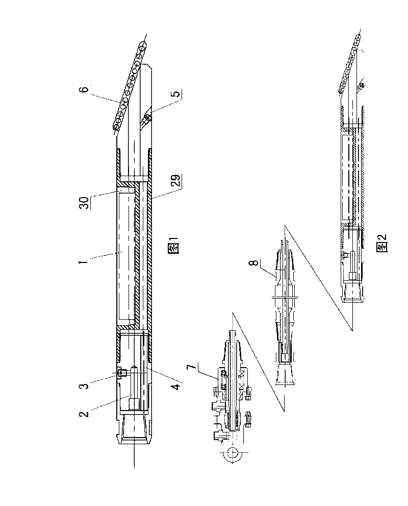 Drilling bit for guiding horizontal roatatably-jetting construction and construction method thereof
