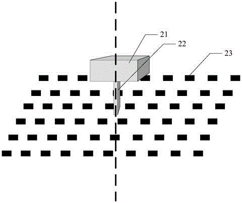 A method and device for detecting uniformity of wave field excited by a vibrator