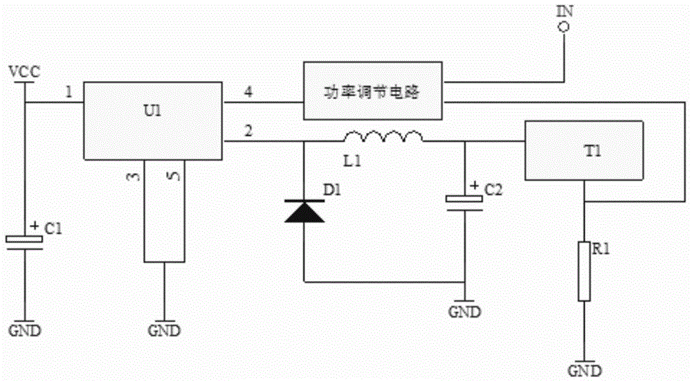 A constant power output circuit and a constant power control method for an ultrasonic dental scaler