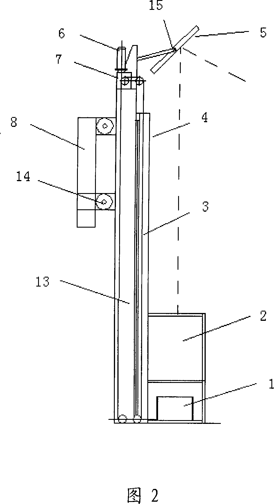 Sea surface microstructure measuring device for ship