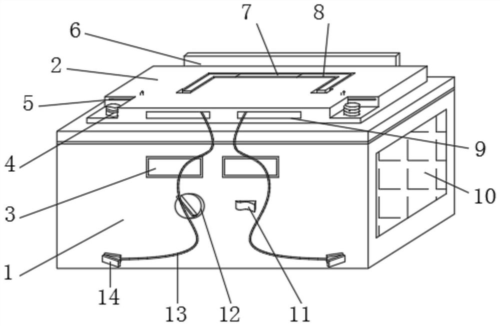 A lithium power battery damage emergency power supply system