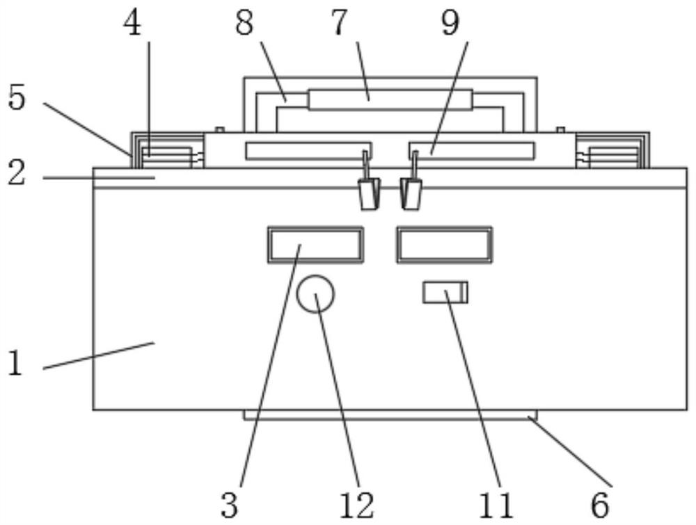 A lithium power battery damage emergency power supply system