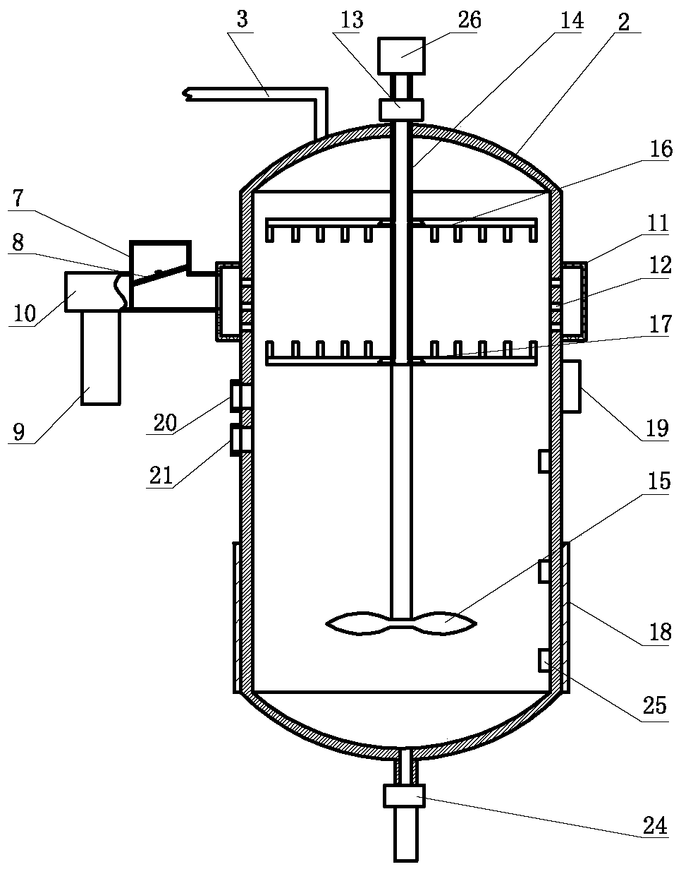 A biological trace rapid visualization agent