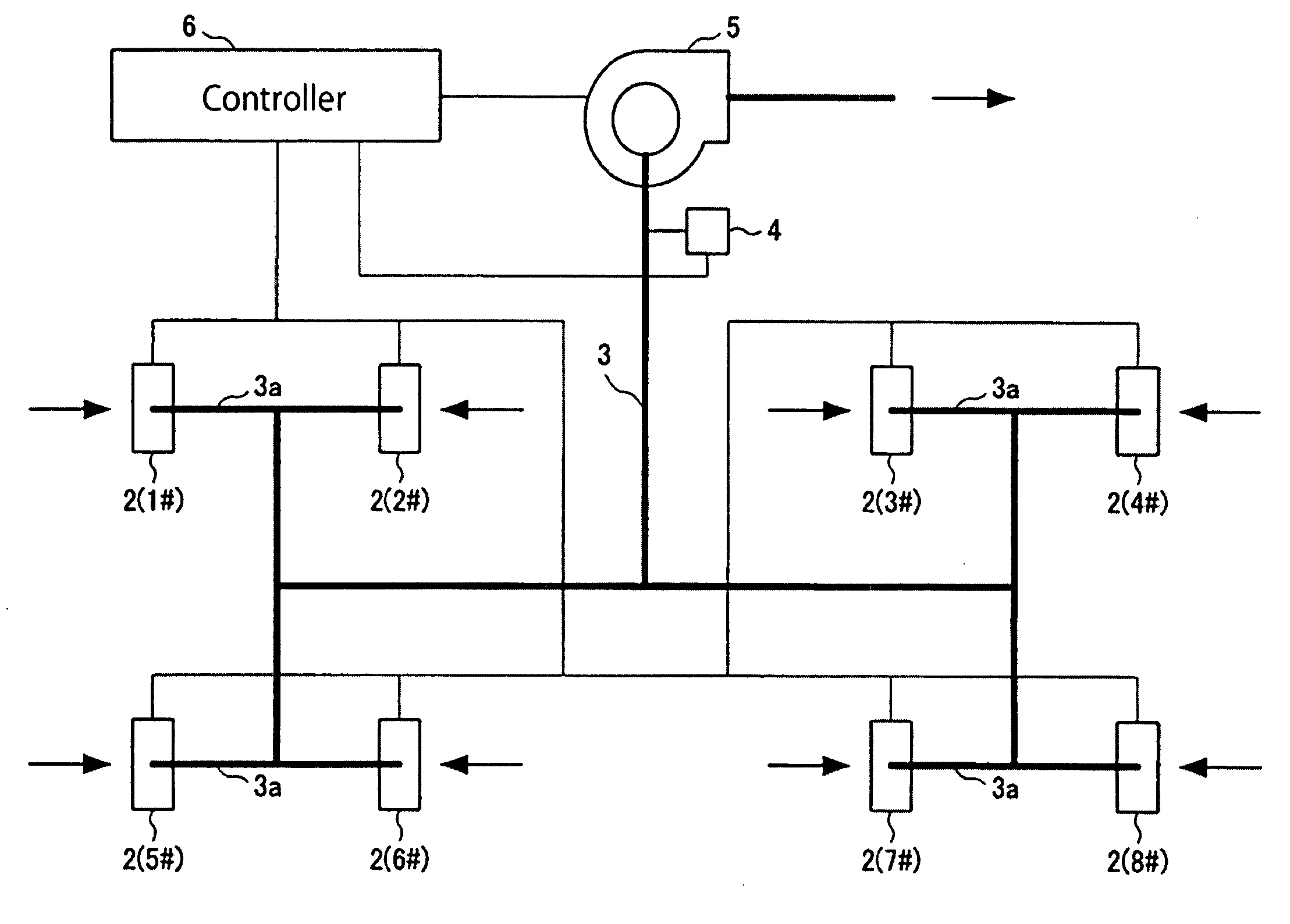 Ventilating system and ventilating system control method