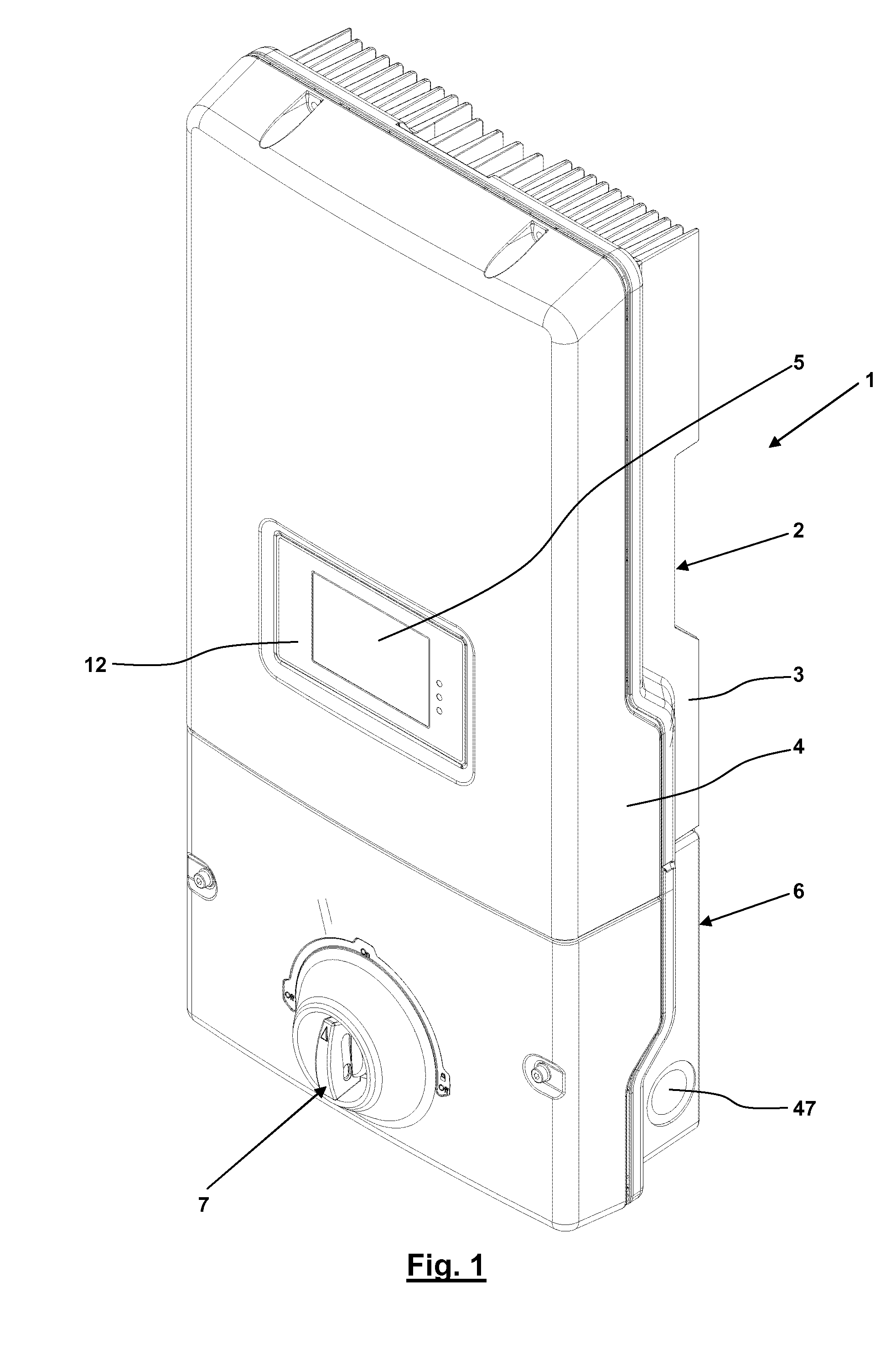 Inverter with Electrical and Electronic Components Arranged in a Sealed Housing
