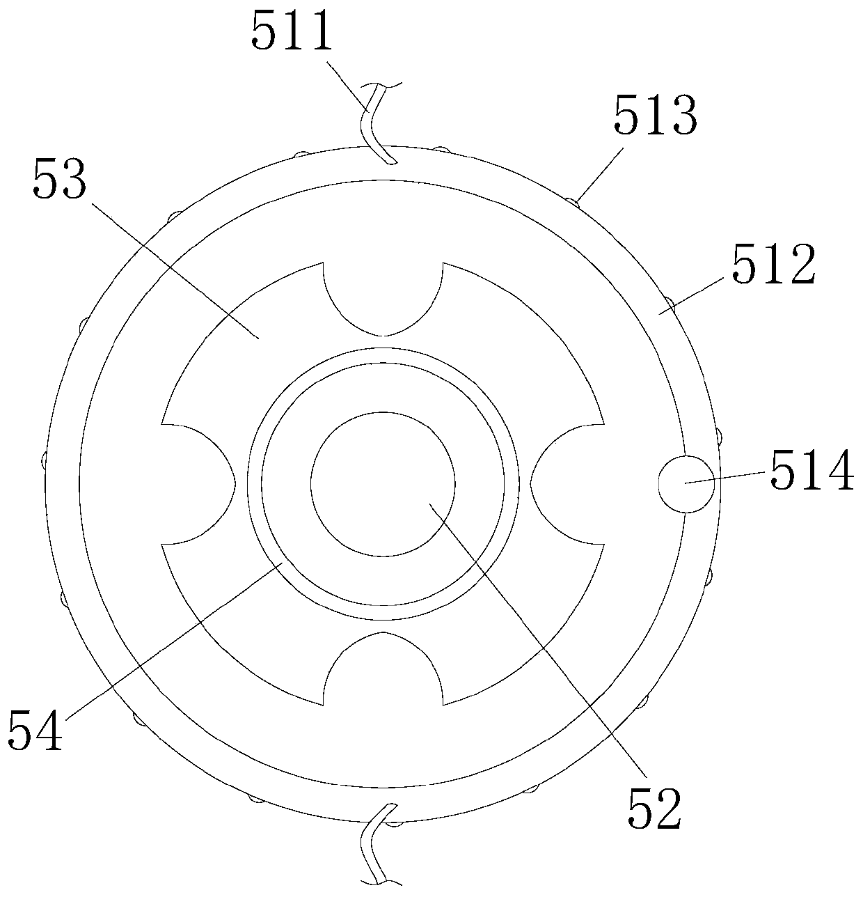 Tow printing and dyeing device for textile processing