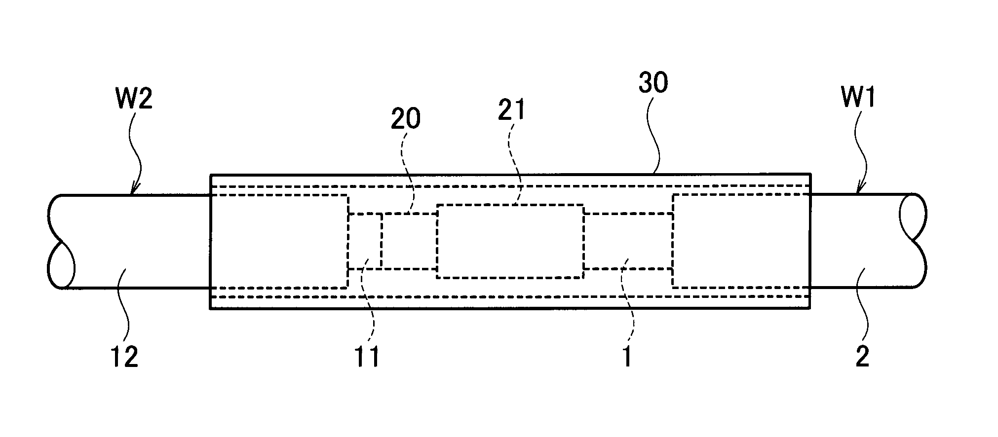 Inter-wire connection structure and method for manufacturing the same