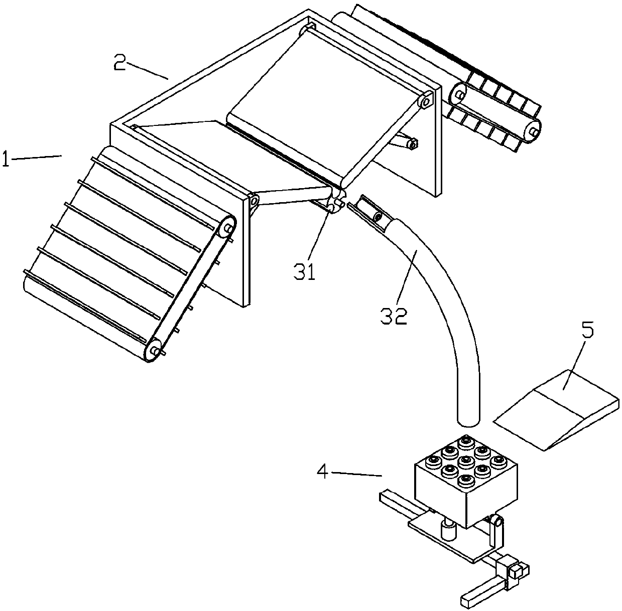 An automatic dismantling device for waste batteries