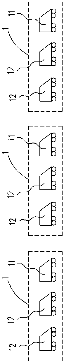 Control system and control method for automatic driving of virtual coupling small-scale marshaled train set