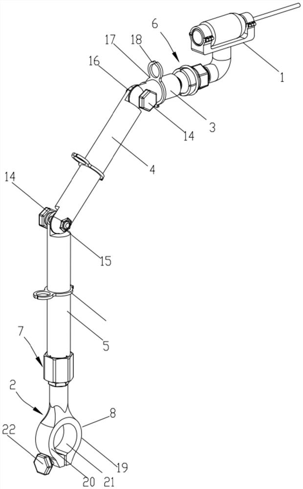 Multi-joint laparoscope supporting system