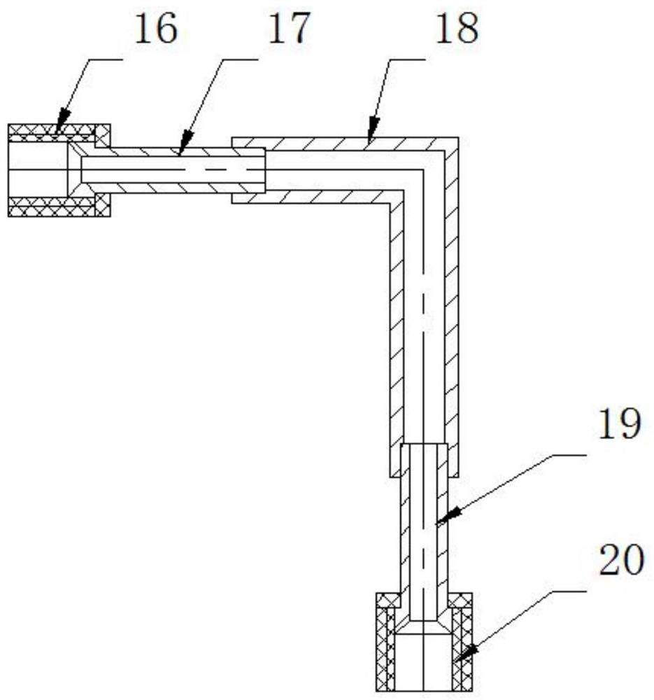 Argon blowing system for steel ladle purging upper nozzle seating brick and installation method thereof