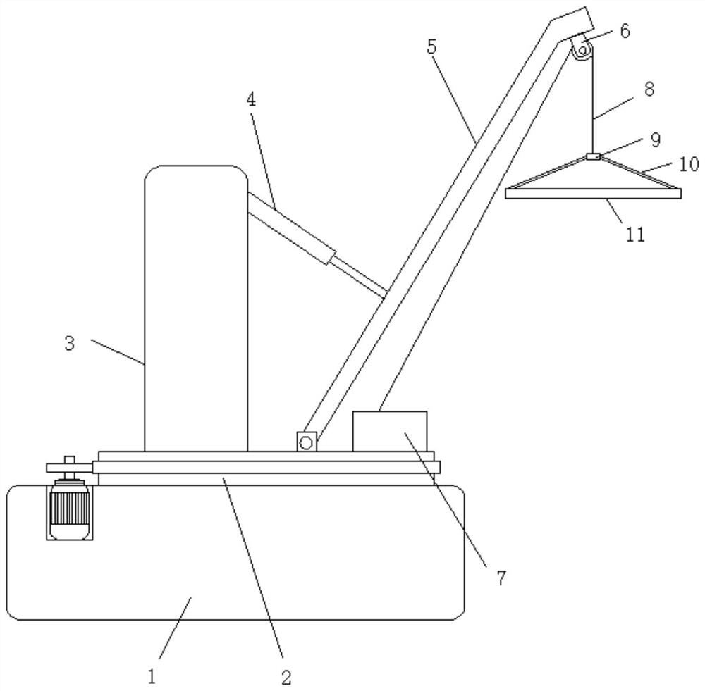 Hoisting mechanism for automobile accessory paint spraying treatment