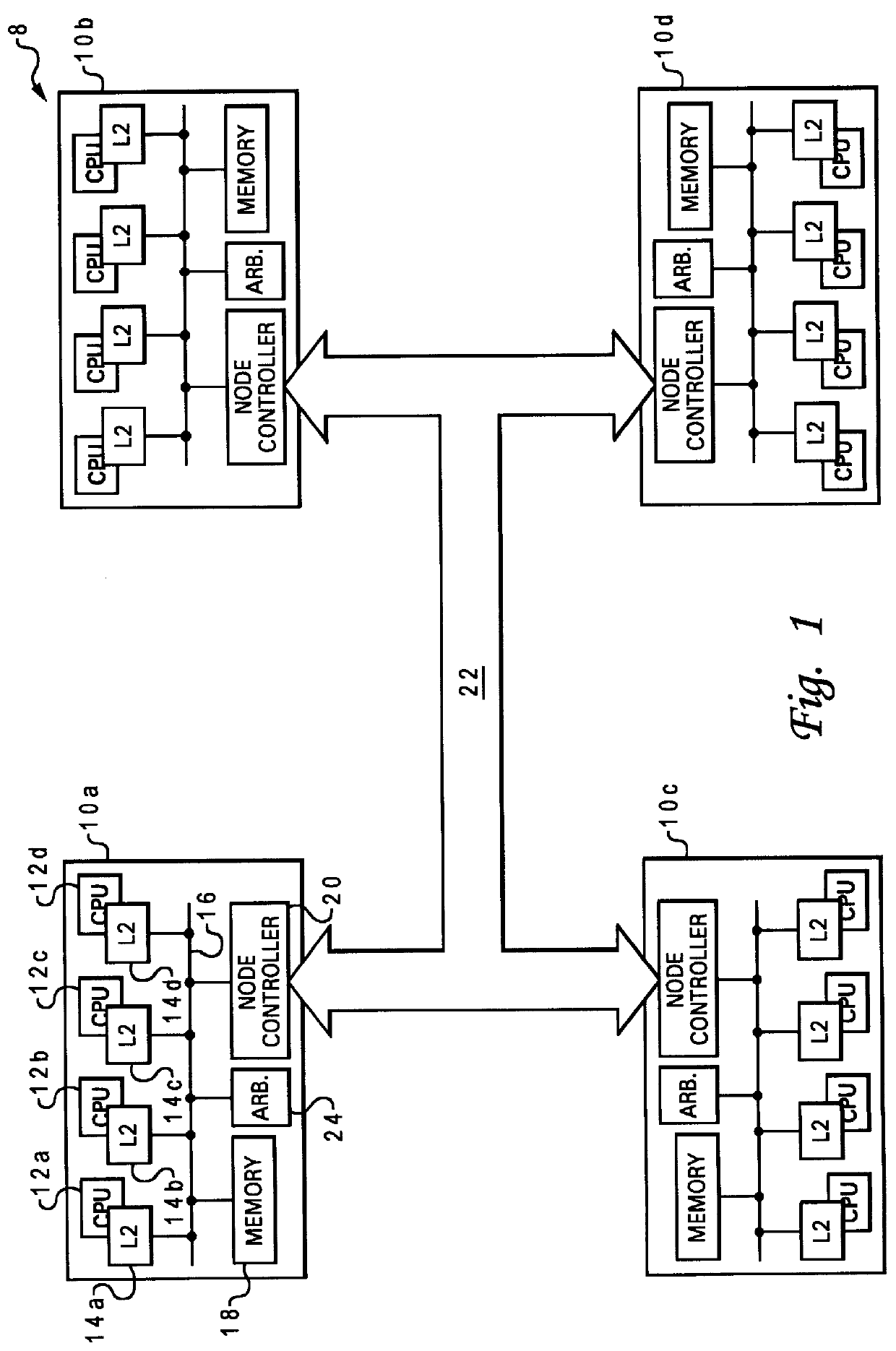 Non-uniform memory access (NUMA) data processing system that speculatively issues requests on a node interconnect