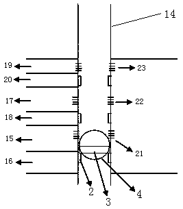 A fixed-point multi-stage fracturing method for vertical wells and its application