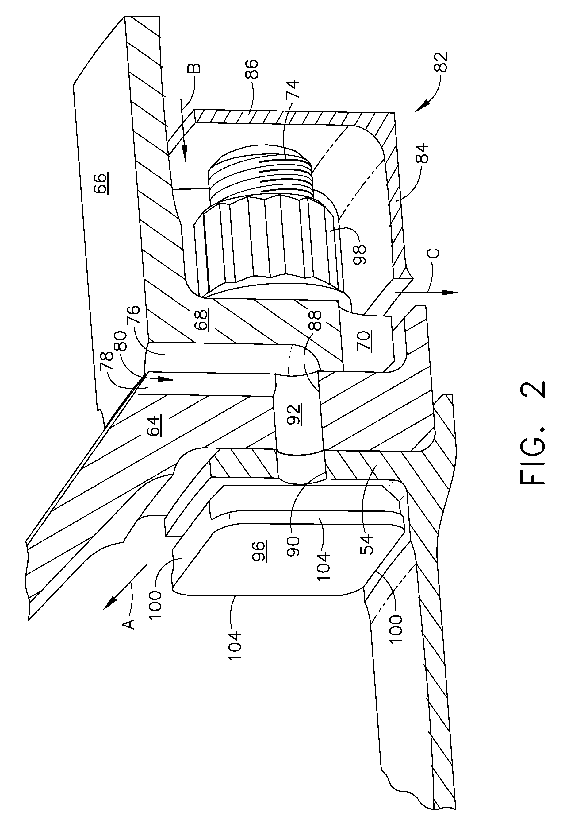 Mechanical joint for a gas turbine engine