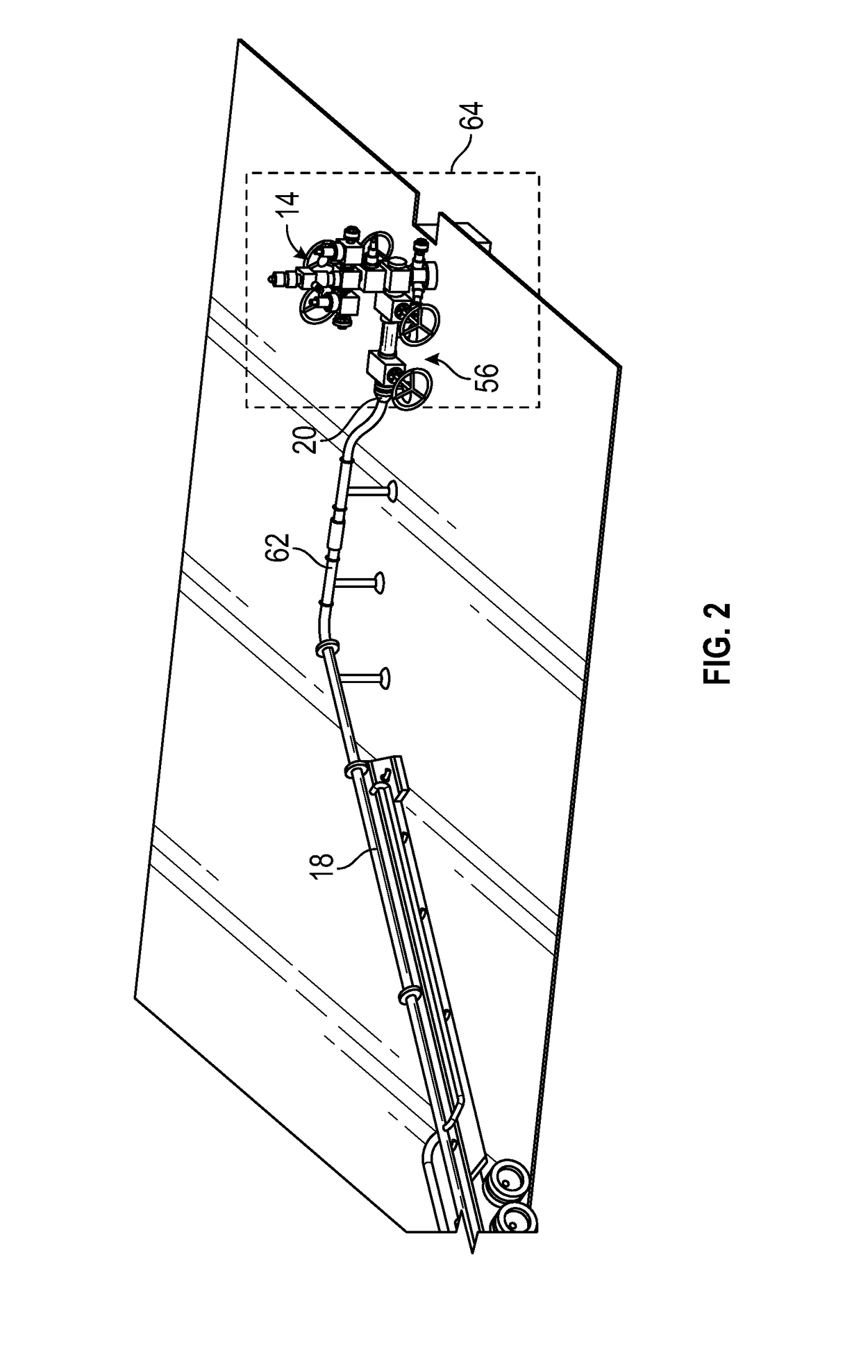 Systems and methods for fracturing a multiple well pad