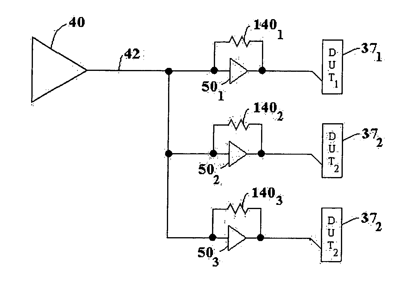 Method and apparatus for remotely buffering test channels