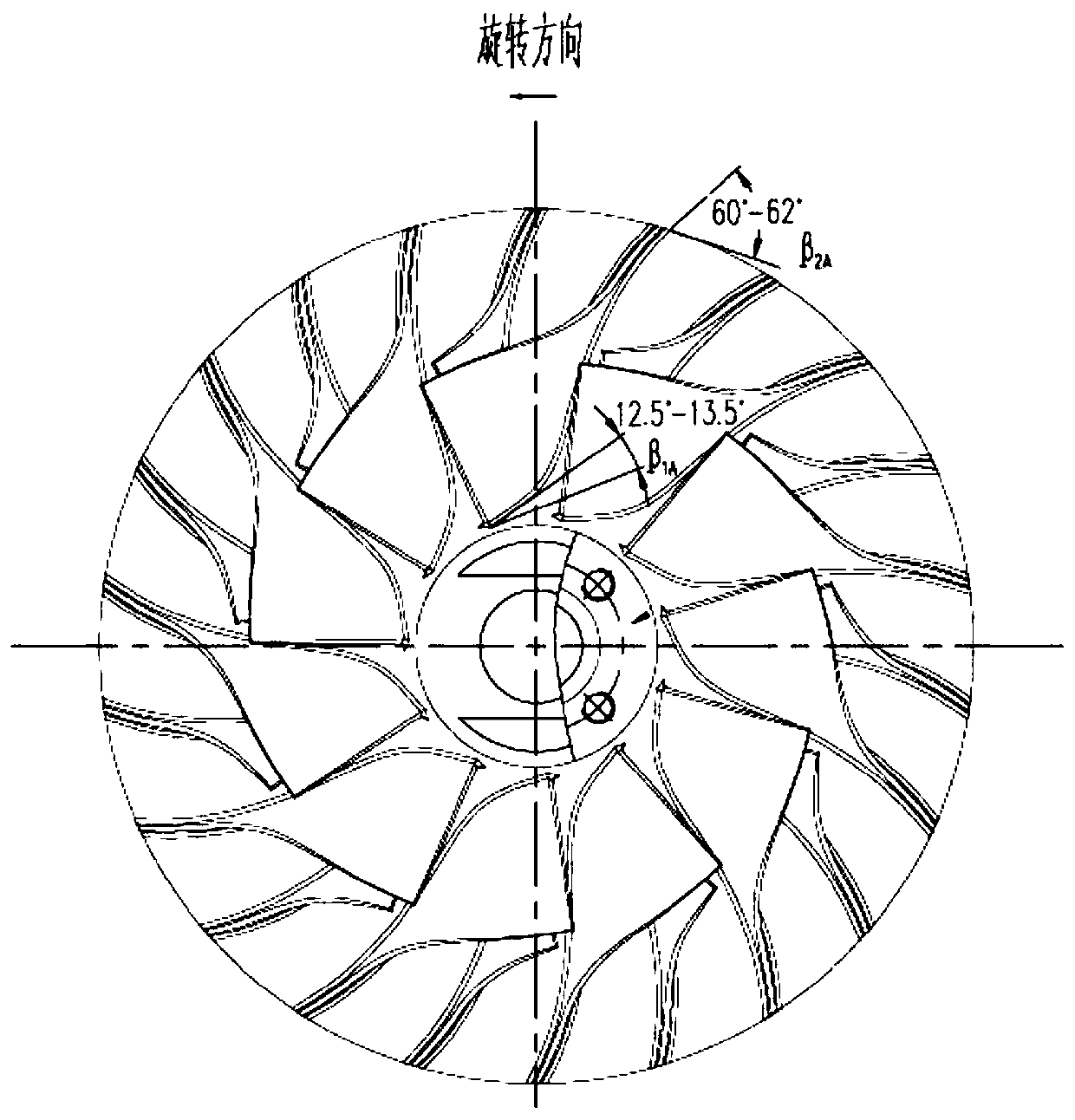 Draught fan for heating reactor main container