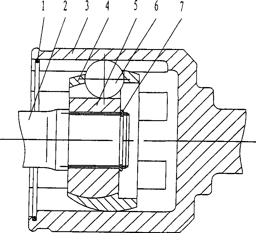 7-channel double offset cardan joint