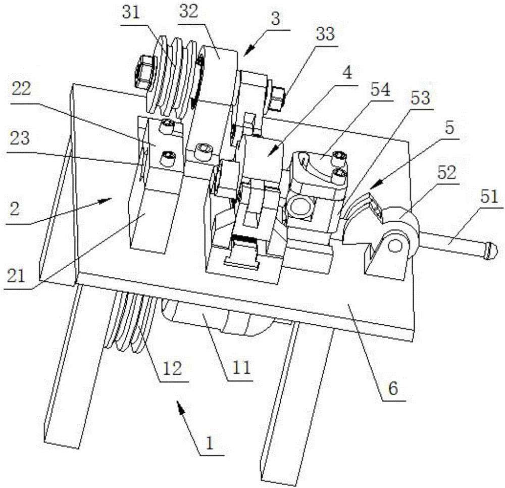 A plastic pipe fitting welding machine