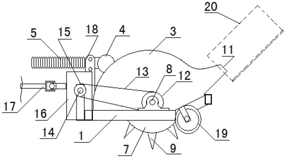 Mulch recycling machine