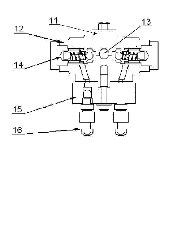 Manual-pneumatic bi-component spray gun