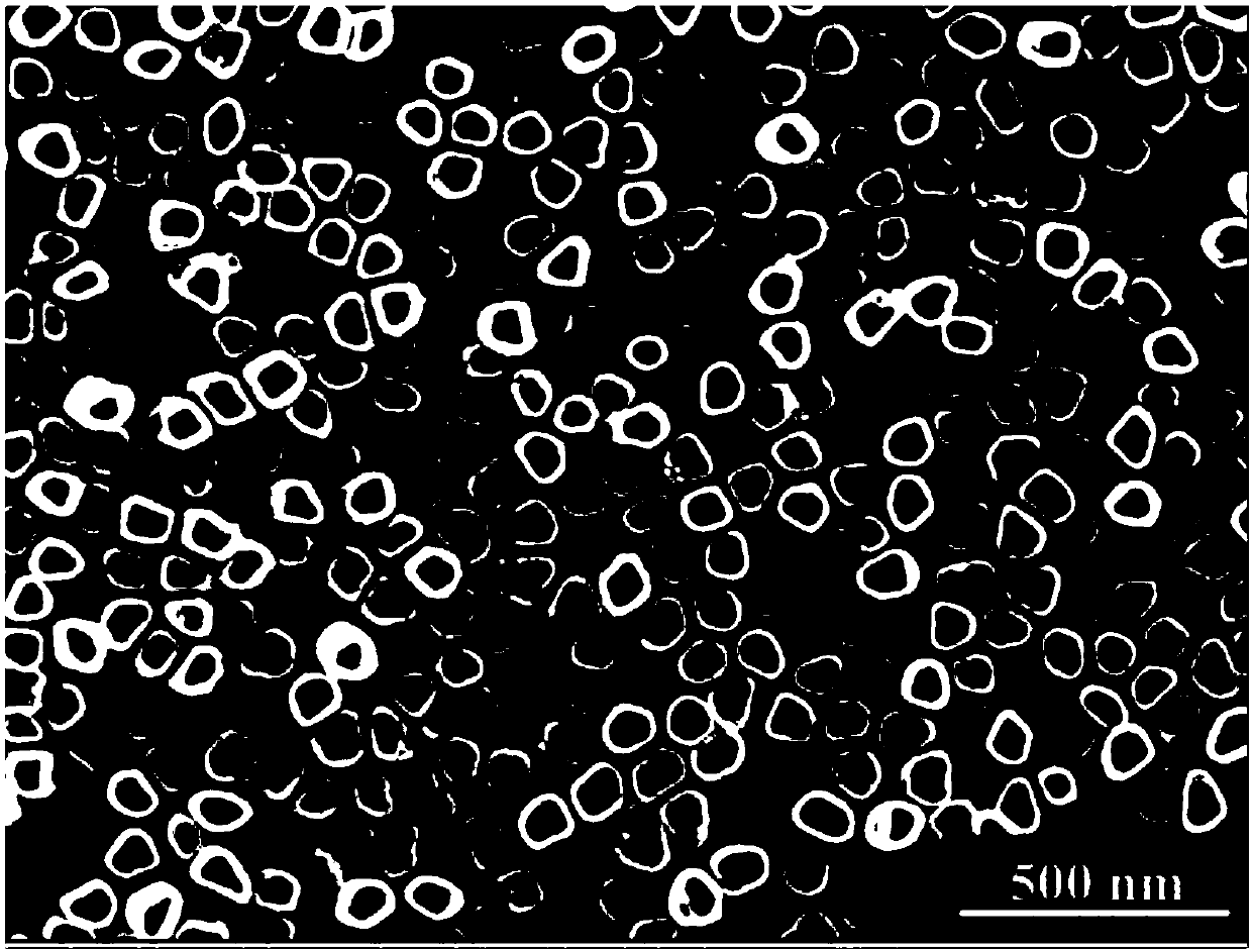 Preparation method of tungsten-doped titanium dioxide nanotube array