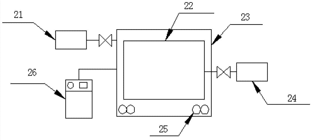 Device and method for detecting whole satellite leak rate of satellite